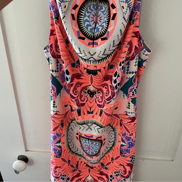 Mara Hoffman Orange Shift Dress in Jungle Trip Coral - Picture 12 of 16